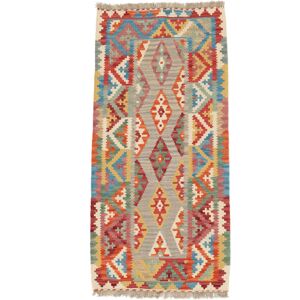 Annodato a mano. Provenienza: Persia / Iran Kilim Ghashghai Tappeto 84x182