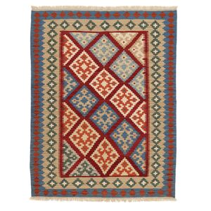 Annodato a mano. Provenienza: Persia / Iran Kilim Ghashghai Tappeto 151x198