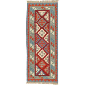 Annodato a mano. Provenienza: Persia / Iran Kilim Ghashghai Tappeto 79x197