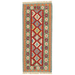 Annodato a mano. Provenienza: Persia / Iran Kilim Ghashghai Tappeto 84x196