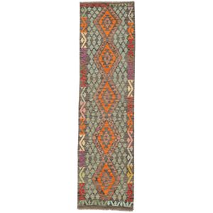 Annodato a mano. Provenienza: Afghanistan Kilim Afghan Old style Tappeto 83x308