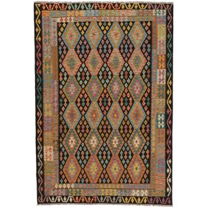 Annodato a mano. Provenienza: Afghanistan Kilim Afghan Old style Tappeto 206x301