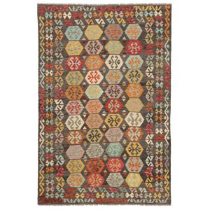 Annodato a mano. Provenienza: Afghanistan Kilim Afghan Old style Tappeto 195x295