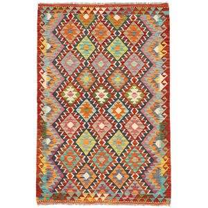 Annodato a mano. Provenienza: Afghanistan Kilim Afghan Old style Tappeto 129x190