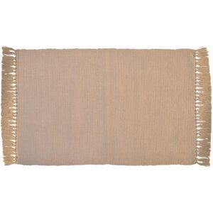 Inspire Tappeto Basic in cotone beige, 50x80 cm