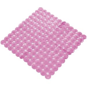 Leroy Merlin Tappeto antiscivolo quadrato Bottoni in pvc fucsia 55 x 55 cm