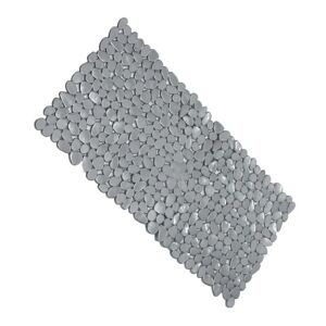Leroy Merlin Tappeto antiscivolo rettangolare Stones in pvc grigio 71 x 36 cm