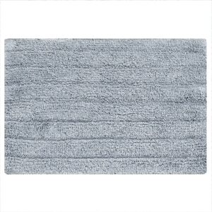 SENSEA Tappeto bagno rettangolare Essential granit in cotone grey 60 x 40 cmØ 72 cm