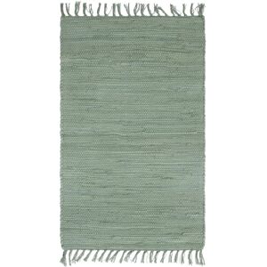 Leroy Merlin Tappeto Abano Light Green in cotone verde, 60x100 cm