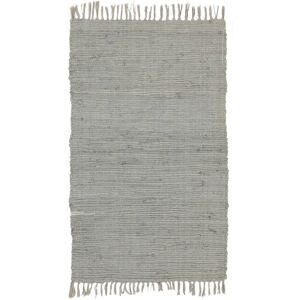 Leroy Merlin Tappeto Abano in cotone grigio / argento, 50x80 cm