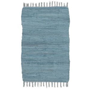Leroy Merlin Tappeto Abano Blue in cotone blu, 60x100 cm