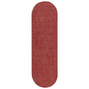 Leroy Merlin Tappeto Solid Red Terra Oval rosso, 60x200 cm
