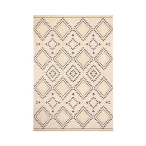 Leroy Merlin Tappeto Sarawi losanghe in cotone beige/arancio/ grigio, 130x190 cm