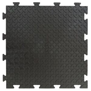 ART PIASTRELLA PVC  483x483x10 mm NERA CHICCHI DI RISO COMPONIBILE E ANTISCIVOLO