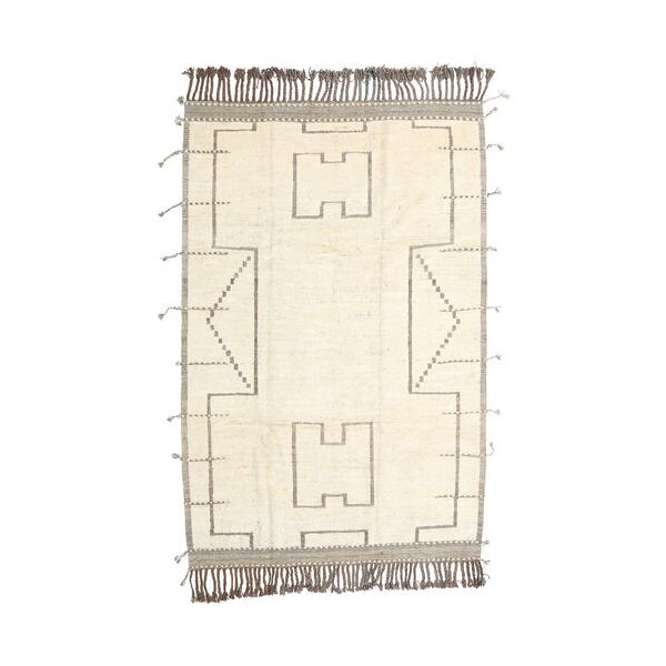 annodato a mano. provenienza: afghanistan tappeto moroccan berber - afghanistan 210x316 arancione/beige (lana, afghanistan)