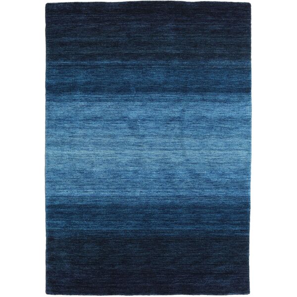 annodato a mano. provenienza: india gabbeh rainbow tappeto - blu 140x200