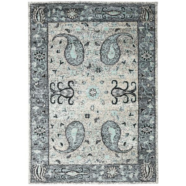 rugvista vega sari di seta tappeto - grigio 210x290