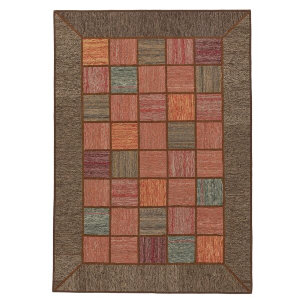 annodato a mano. provenienza: persia / iran kilim patchwork tappeto 138x198