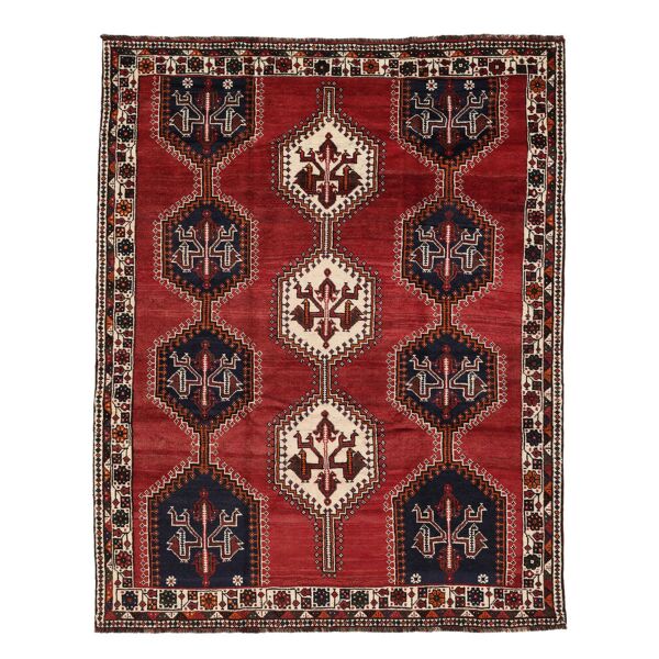 annodato a mano. provenienza: persia / iran shiraz tappeto 213x265