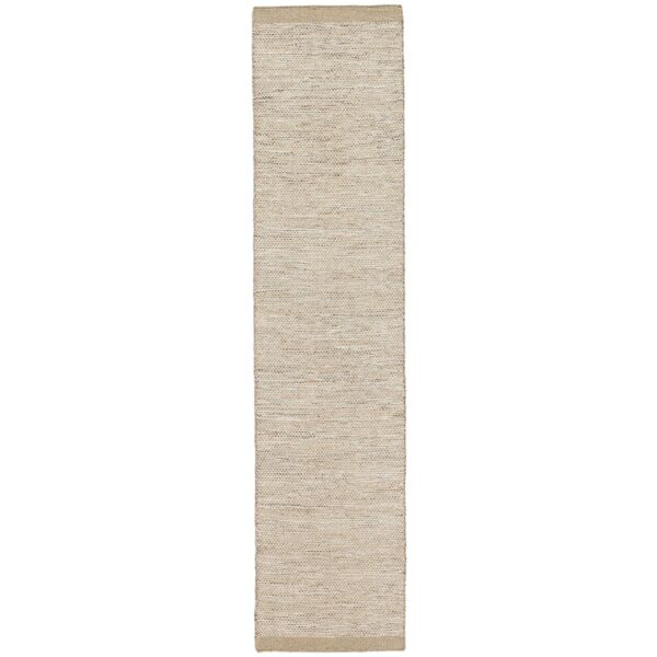 rugvista kalix tappeto - bianco naturale / greige 80x350