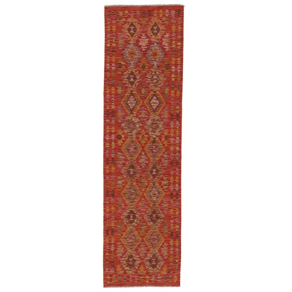 annodato a mano. provenienza: afghanistan kilim afghan old style tappeto 84x302