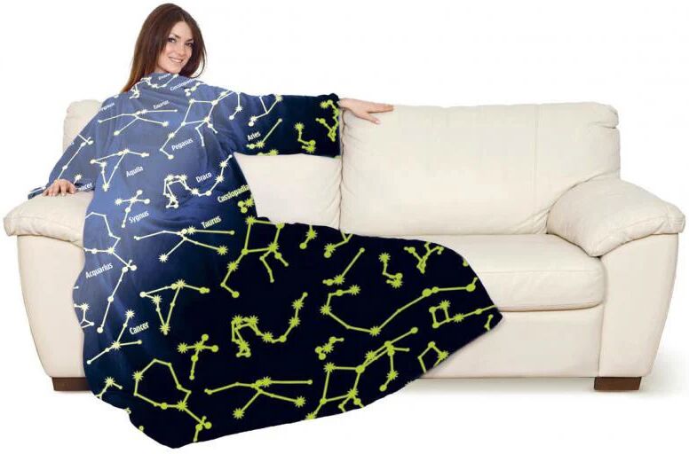 Kanguru Coperta con le maniche Deluxe Glow Constellations