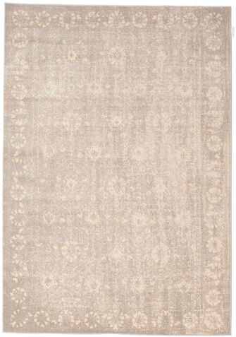 RugVista Tappeto Moderno Nishita 140X200 Vintage Grigio Chiaro/Bianco/Creme/Marrone Scuro