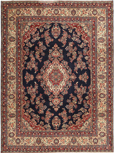 Annodato a mano. Provenienza: Persia / Iran Tappeto Orientale Hamadan Patina Tappeto 265X353 Rosso/Marrone Grandi (Lana, Persia/Iran)