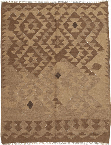 Annodato a mano. Provenienza: Persia / Iran Tappeto Persiano Kilim Tappeto 151X195 Arancione/Marrone (Lana, Persia/Iran)