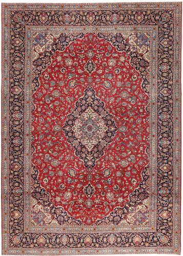 Annodato a mano. Provenienza: Persia / Iran 295X410 Tappeto Keshan Patina Tappeto Orientale Rosso/Rosso Scuro Grandi (Lana, Persia/Iran)