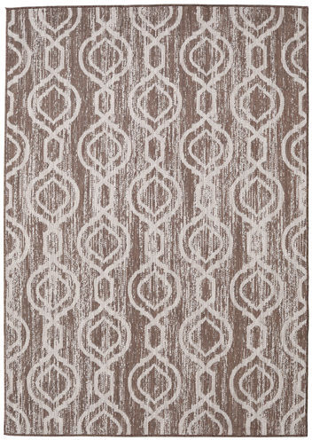 RugVista Tappeto Chain 120X180 Moderno Grigio Chiaro/Marrone Chiaro/Rosa