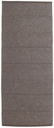 RugVista 80X300 Alfombra Pasillo Lyster Monocolore Marrone Scuro/Marrone