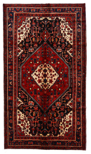 Annodato a mano. Provenienza: Persia / Iran Tappeto Orientale Nahavand Tappeto 160X280 Rosso Scuro/Rosso (Lana, Persia/Iran)