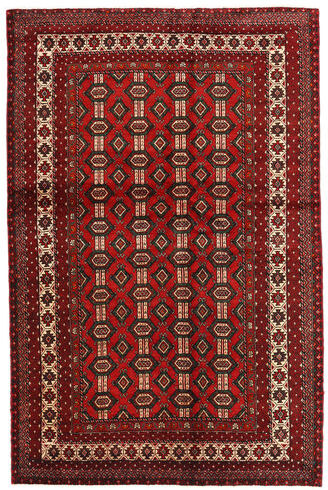 Annodato a mano. Provenienza: Persia / Iran Tappeto Persiano Mashad Tappeto 130X200 Rosso/Marrone (Lana, Persia/Iran)