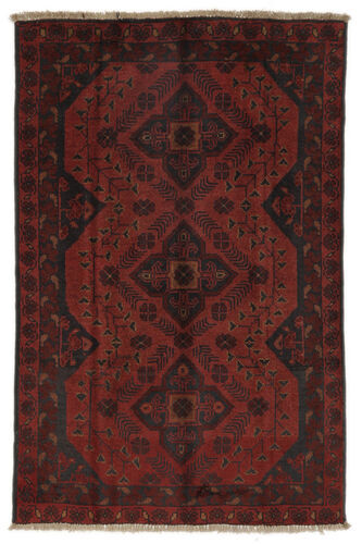Annodato a mano. Provenienza: Afghanistan Tappeto Afghan Khal Mohammadi Tappeto 78X119 Nero/Rosso Scuro (Lana, Afghanistan)