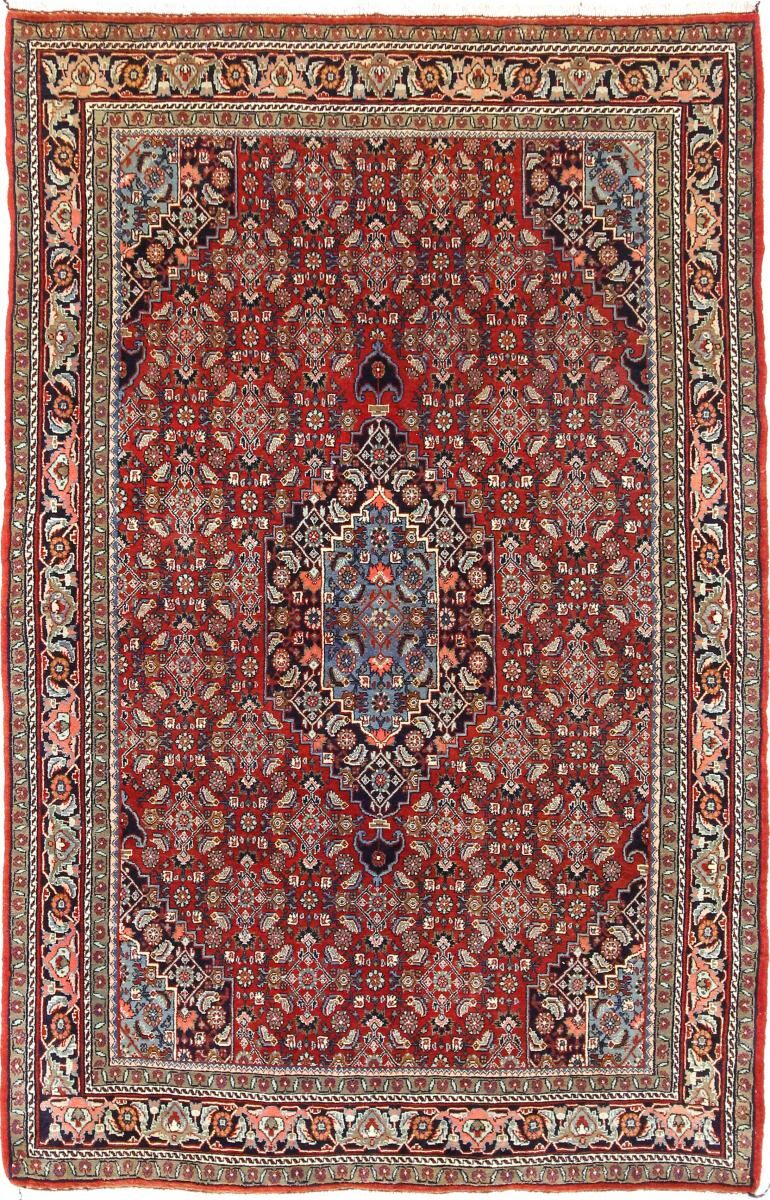 Nain Trading Tappeto Orientale Bidjar Antico 219x141 Beige/Rosa (Persia/Iran, Lana, Annodato a mano)