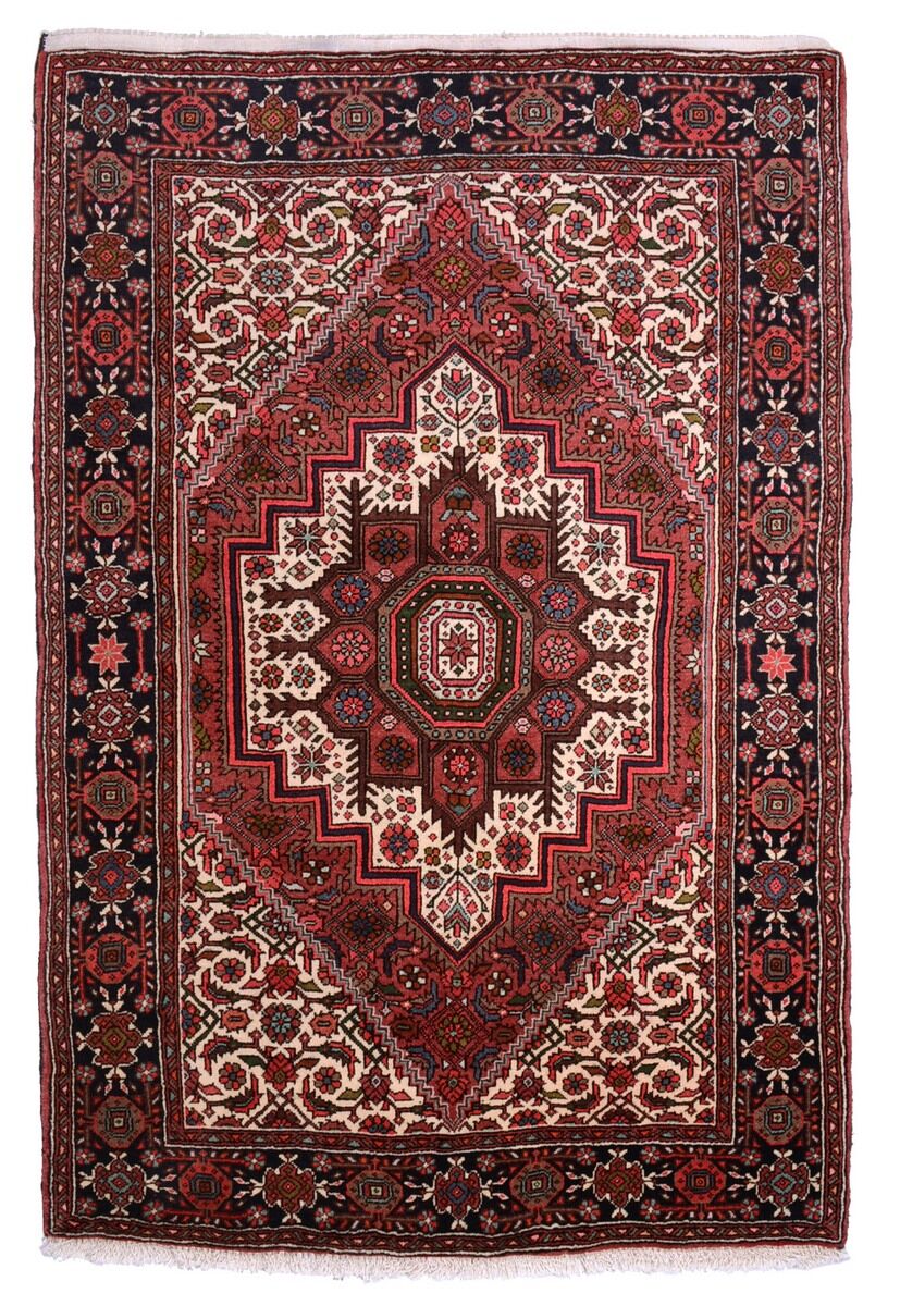 Nain Trading Tappeto Orientale Gholtogh 150x101 Marrone Scuro/Rosa (Lana, Persia/Iran, Annodato a mano)