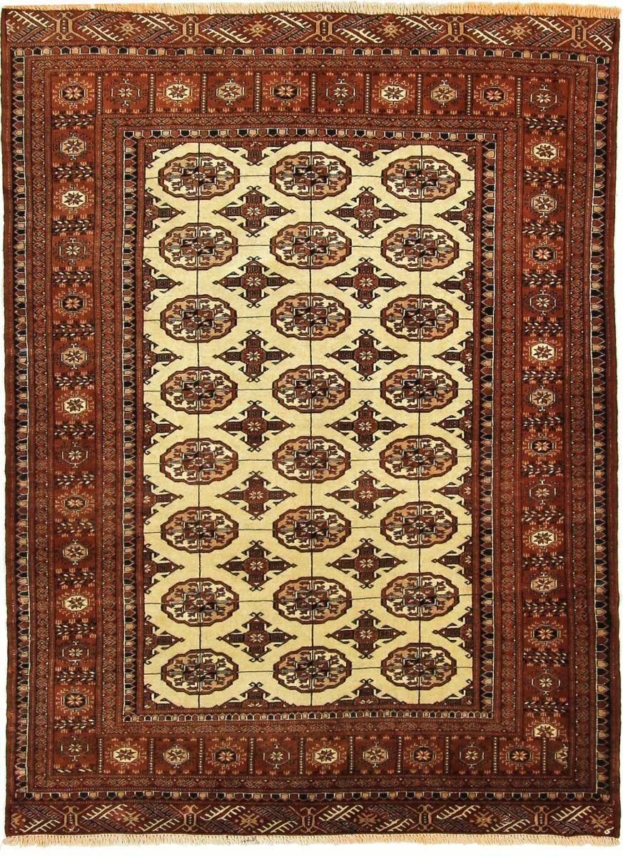 Nain Trading Tappeto Persiano Turkaman 191x141 Marrone/Rosa (Annodato a mano, Persia/Iran, Lana)