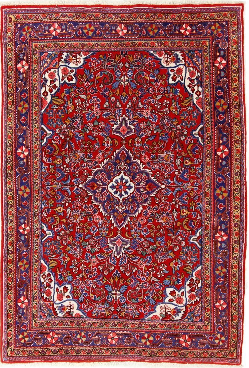 Nain Trading Tappeto Orientale Saruk 192x133 Rosso/Ruggine (Persia/Iran, Lana, Annodato a mano)