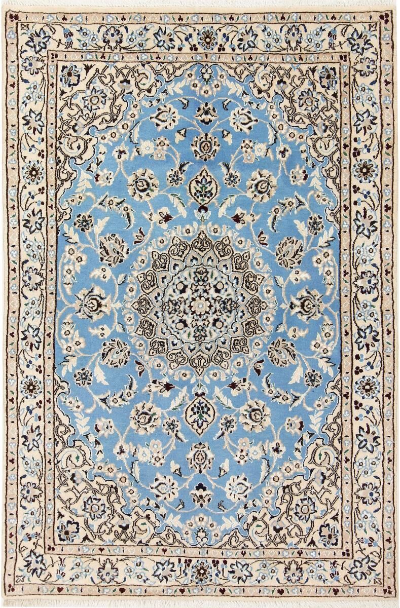 Nain Trading Tappeto Fatto A Mano Nain 9La 137x99 Beige/Blu (Lana, Persia/Iran)