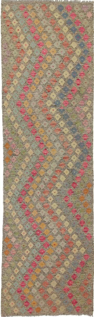 Nain Trading Tappeto Kilim Afghan Heritage 298x87 Moderna/Design Corridore Beige/Ruggine (Tessuto a mano, Lana, Afghanistan)