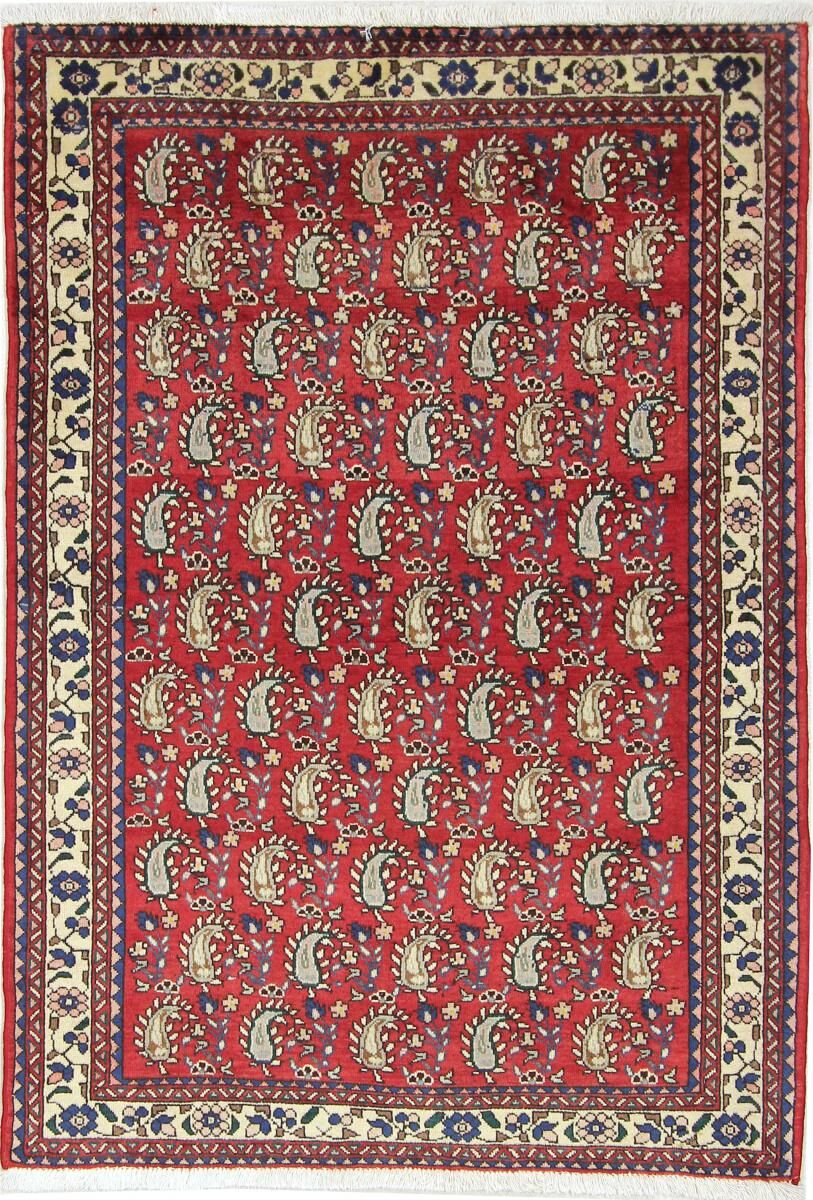 Nain Trading Tappeto Orientale Abadeh 149x99 Arancione/Viola (Persia/Iran, Lana, Annodato a mano)