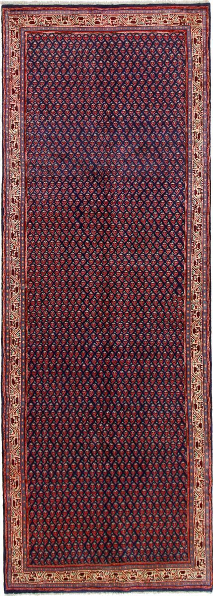 Nain Trading Tappeto Orientale Saruk Mir Boteh 311x109 Corridore Rosso/Rosa (Lana, Persia/Iran, Annodato a mano)