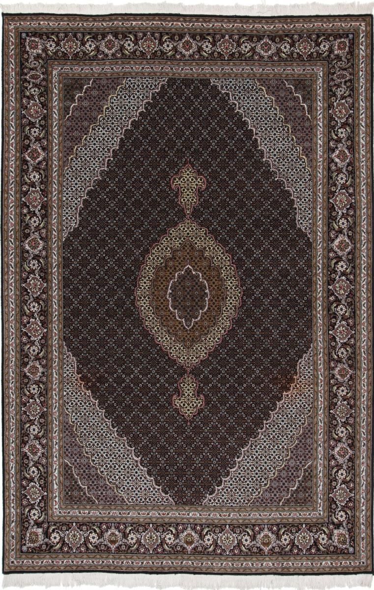 Nain Trading Tappeto Orientale Tabriz Mahi 312x207 Grigio Scuro/Marrone Scuro (Persia/Iran, Lana / Seta, Annodato a mano)