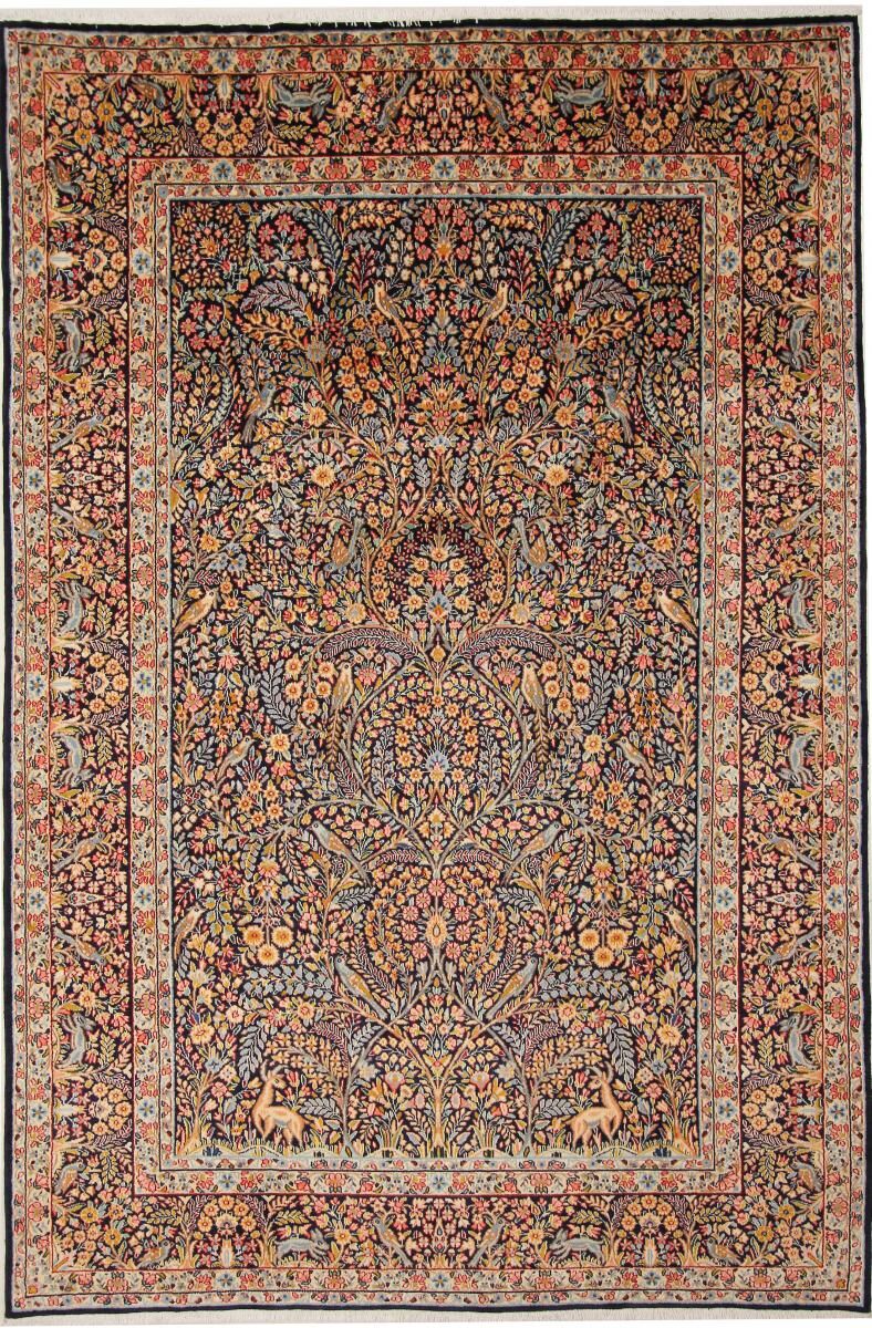 Nain Trading Tappeto Fatto A Mano Kirman Lavar 294x194 Beige/Viola (Lana, Persia/Iran)