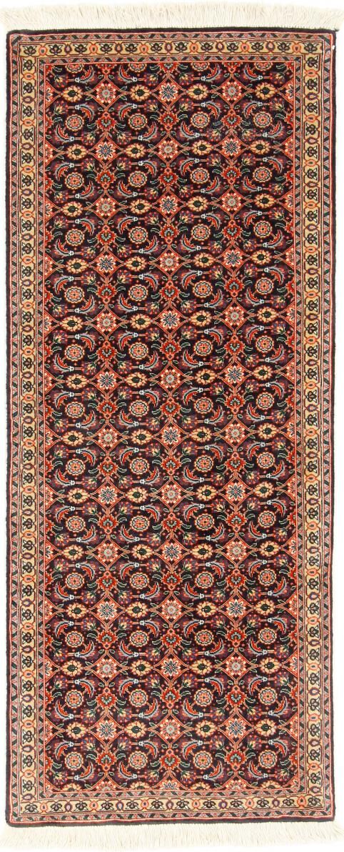 Nain Trading Tappeto Fatto A Mano Tabriz 50Raj 152x63 Corridore Marrone/Viola (Lana / Seta, Persia/Iran)