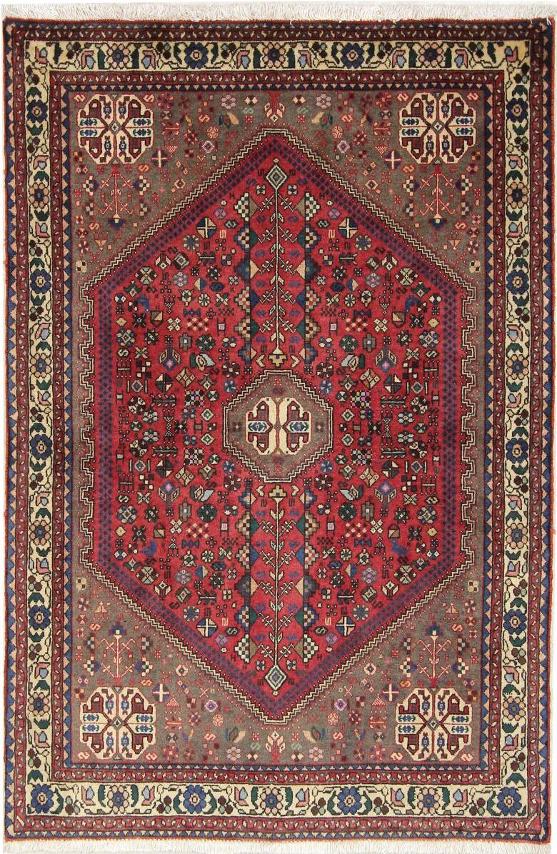 Nain Trading Tappeto Fatto A Mano Abadeh 154x104 Marrone Scuro/Viola (Lana, Persia/Iran)