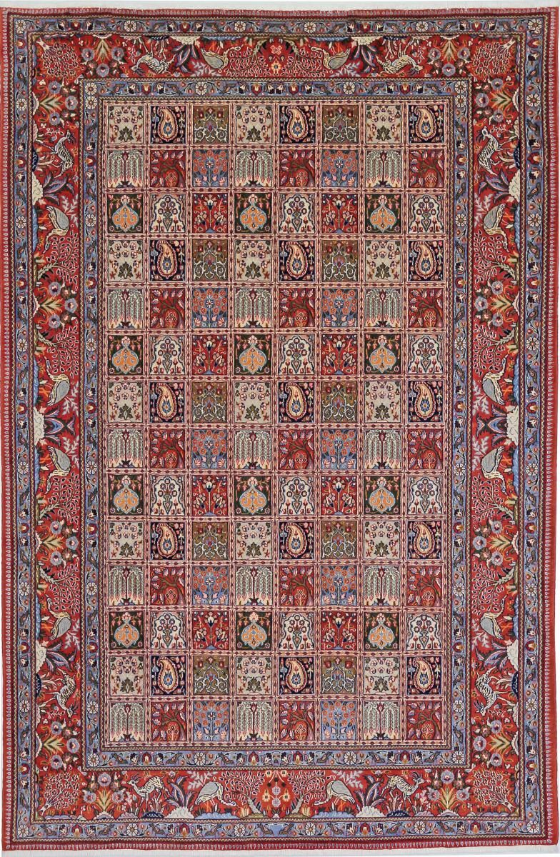 Nain Trading Tappeto Orientale Moud 297x192 Ruggine/Viola (Lana / Seta, Persia/Iran, Annodato a mano)