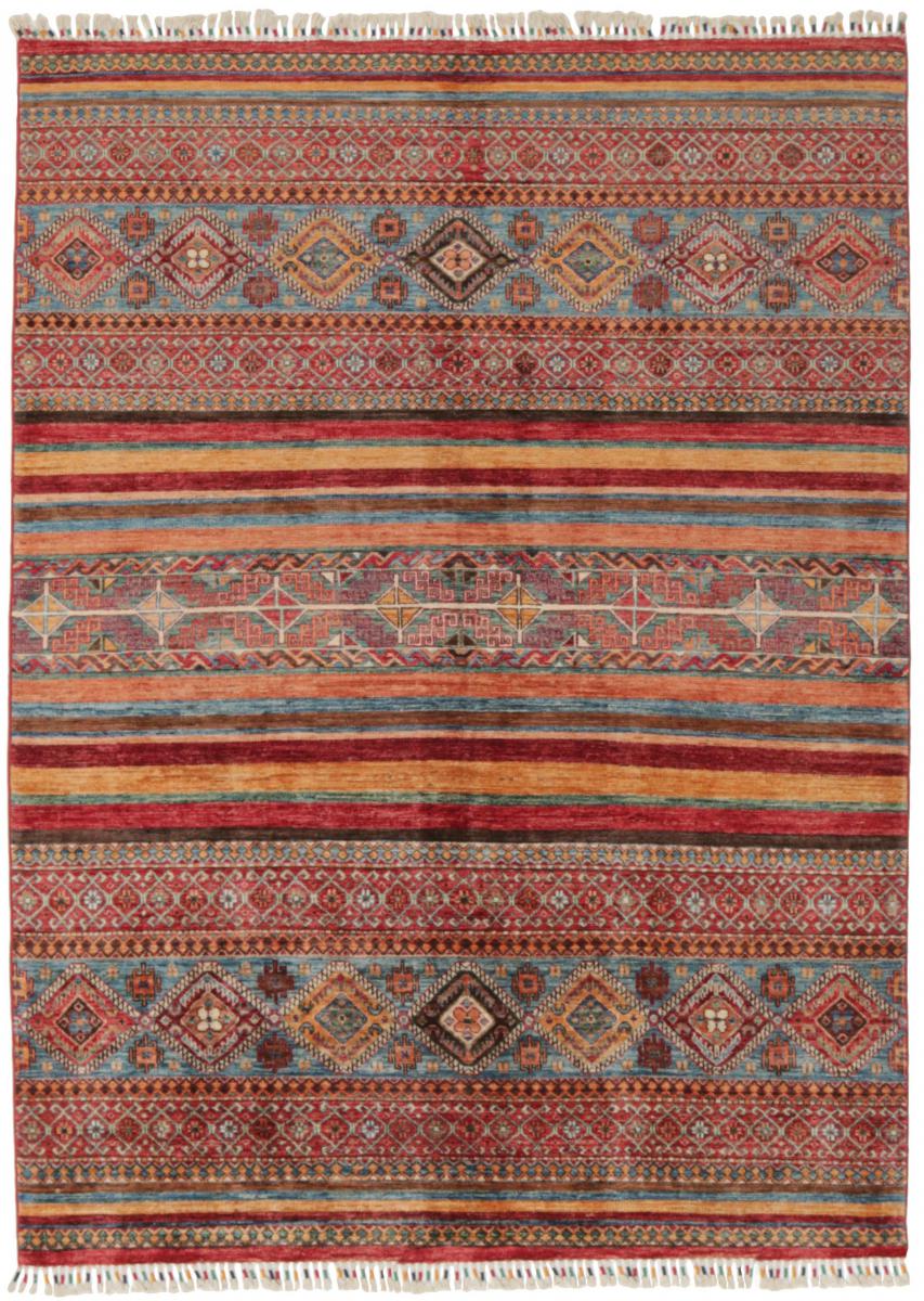 Nain Trading Tappeto Arijana Shaal 235x164 Beige/Rosso (Lana, Afghanistan, Annodato a mano)