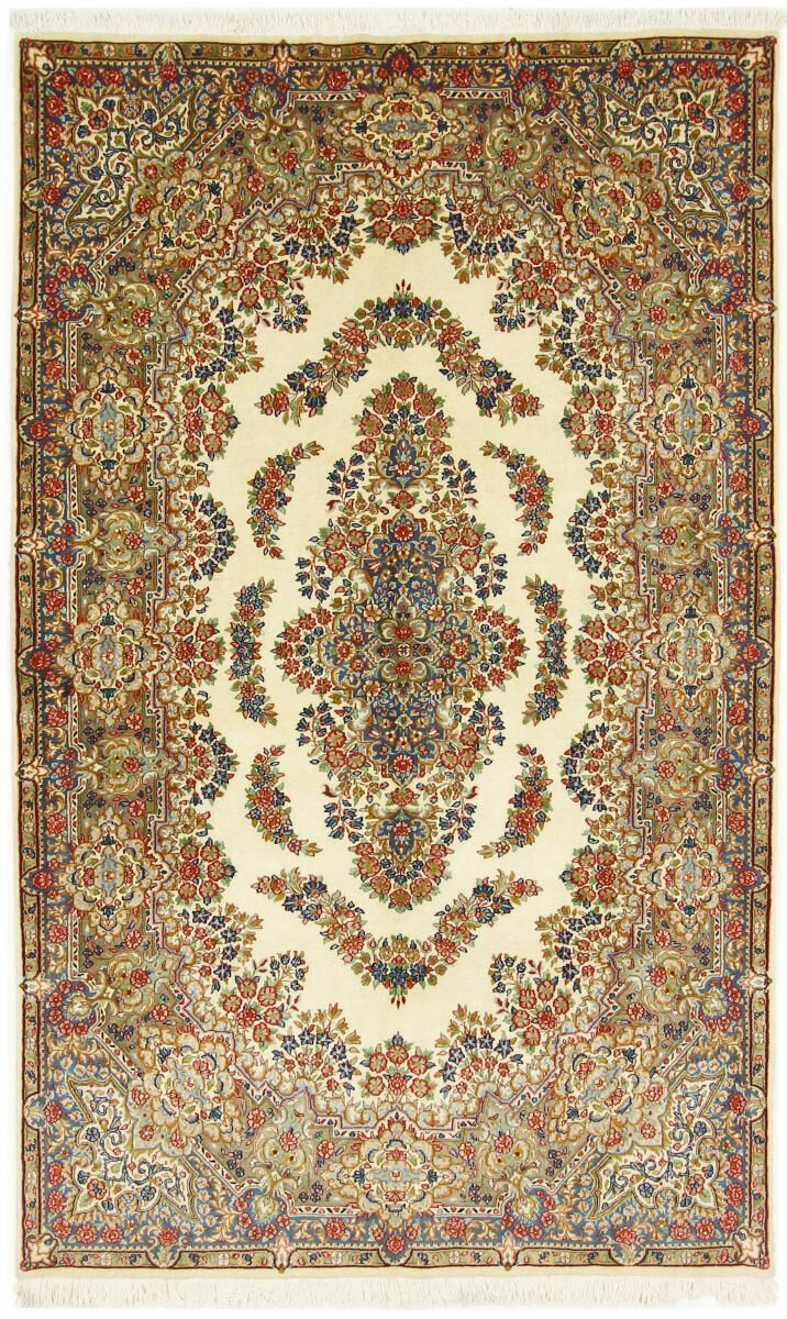 Nain Trading Tappeto Fatto A Mano Kirman 251x149 Marrone/Giallo (Lana, Persia/Iran)